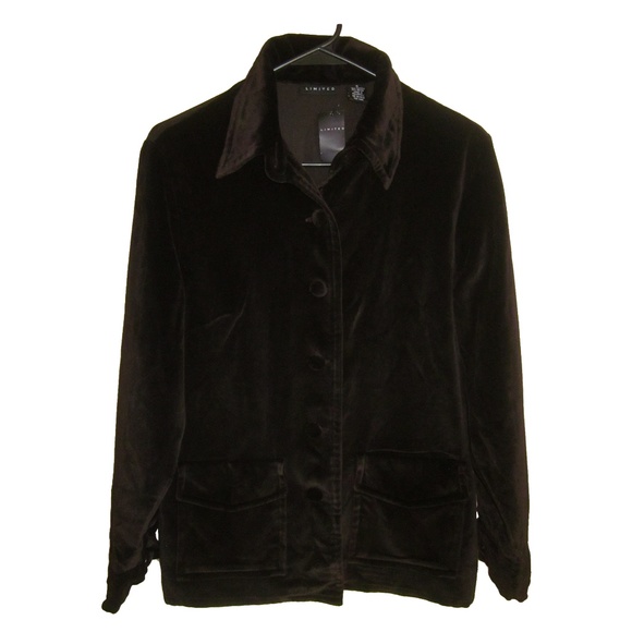 Limited Brown Velour Jacket NWT